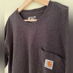 Carhartt T-Shirt - Men’s Charcoal Grey L Loose